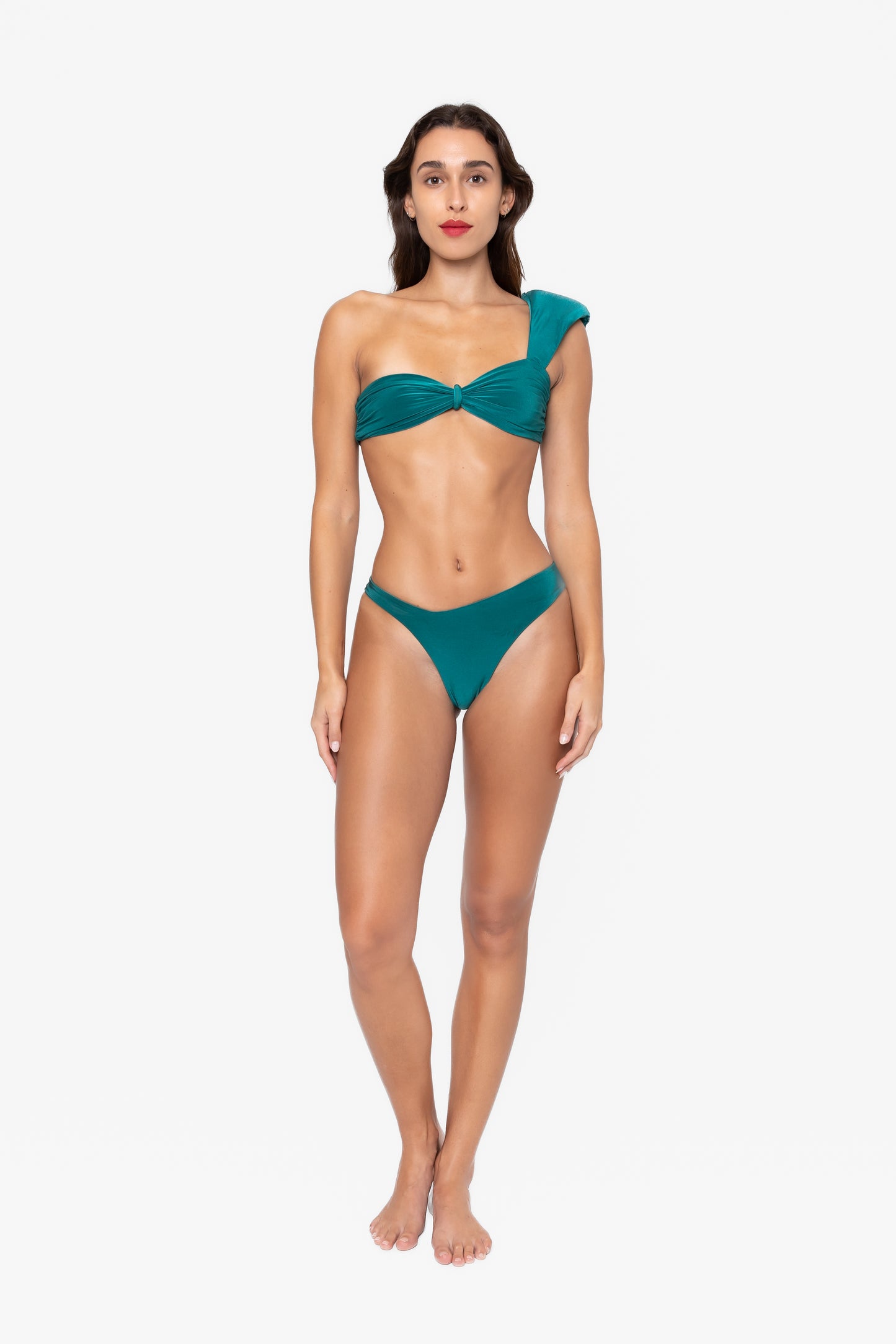 Asymmetrical One Shoulder Swimsuit- Bikini 100% lycra, perfect for beach, pool and club