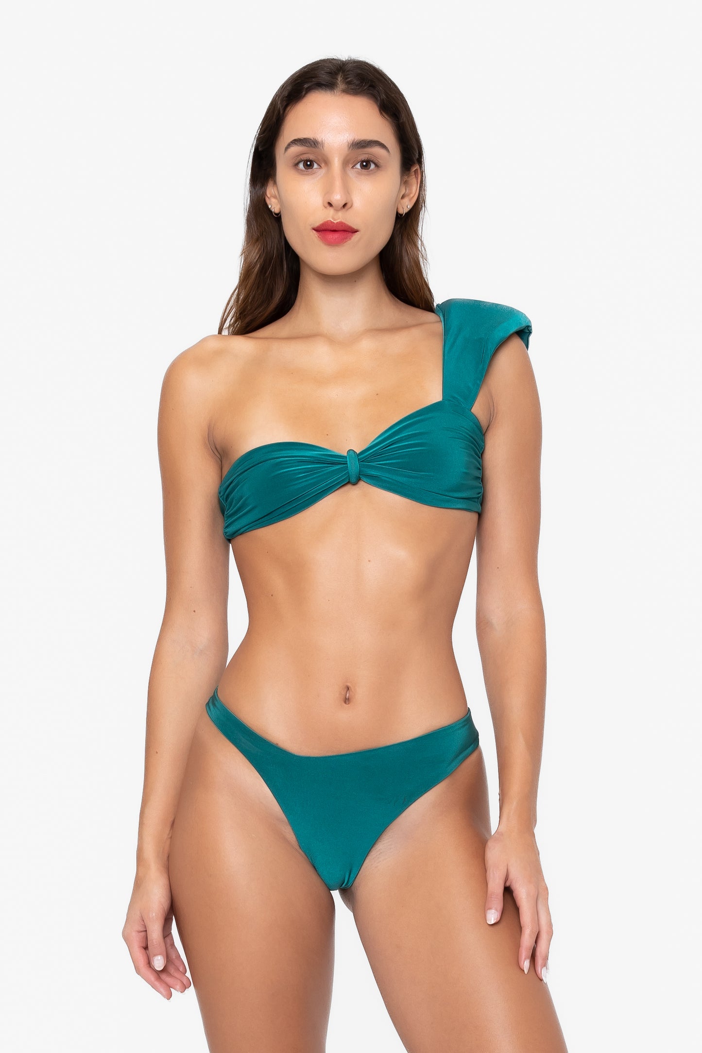 Asymmetrical One Shoulder Swimsuit- Bikini 100% lycra, perfect for beach, pool and club