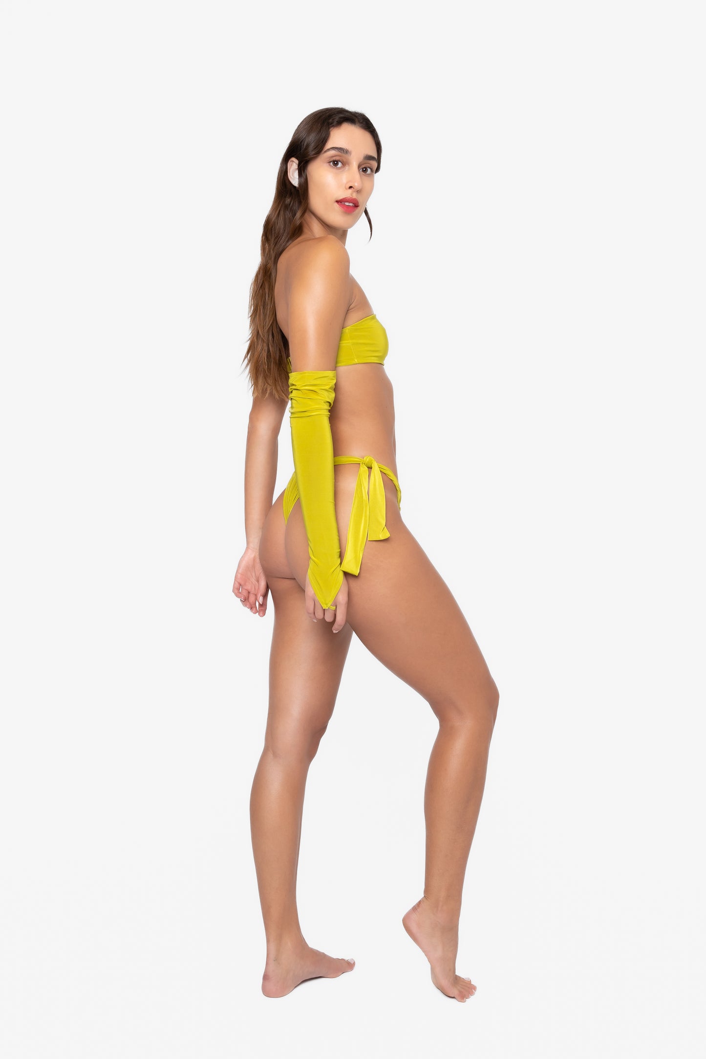 Asymmetrical Two Piece Glove Bikini